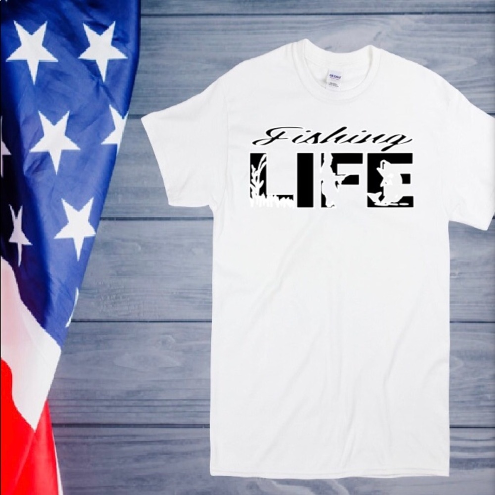 Mens fishing tee, Father’s Day gift